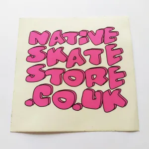 Native Skate Store Skateboard Sticker