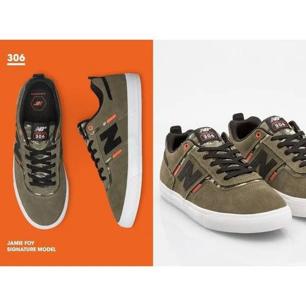 New Balance Numeric Jamie Foy NM306NDT Olive - Orange