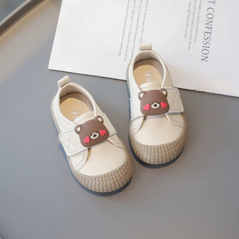 New Children's Casual Velcro Canvas Shoes