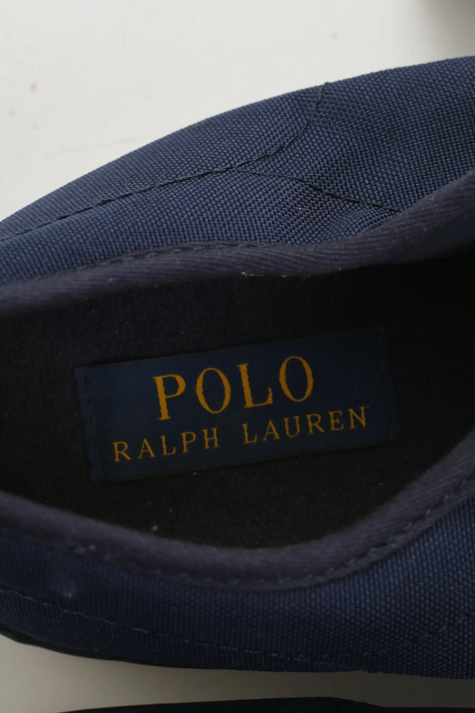 NEW Polo Ralph Lauren Men 12 45 Shoes Navy Training Laces  Sneakers