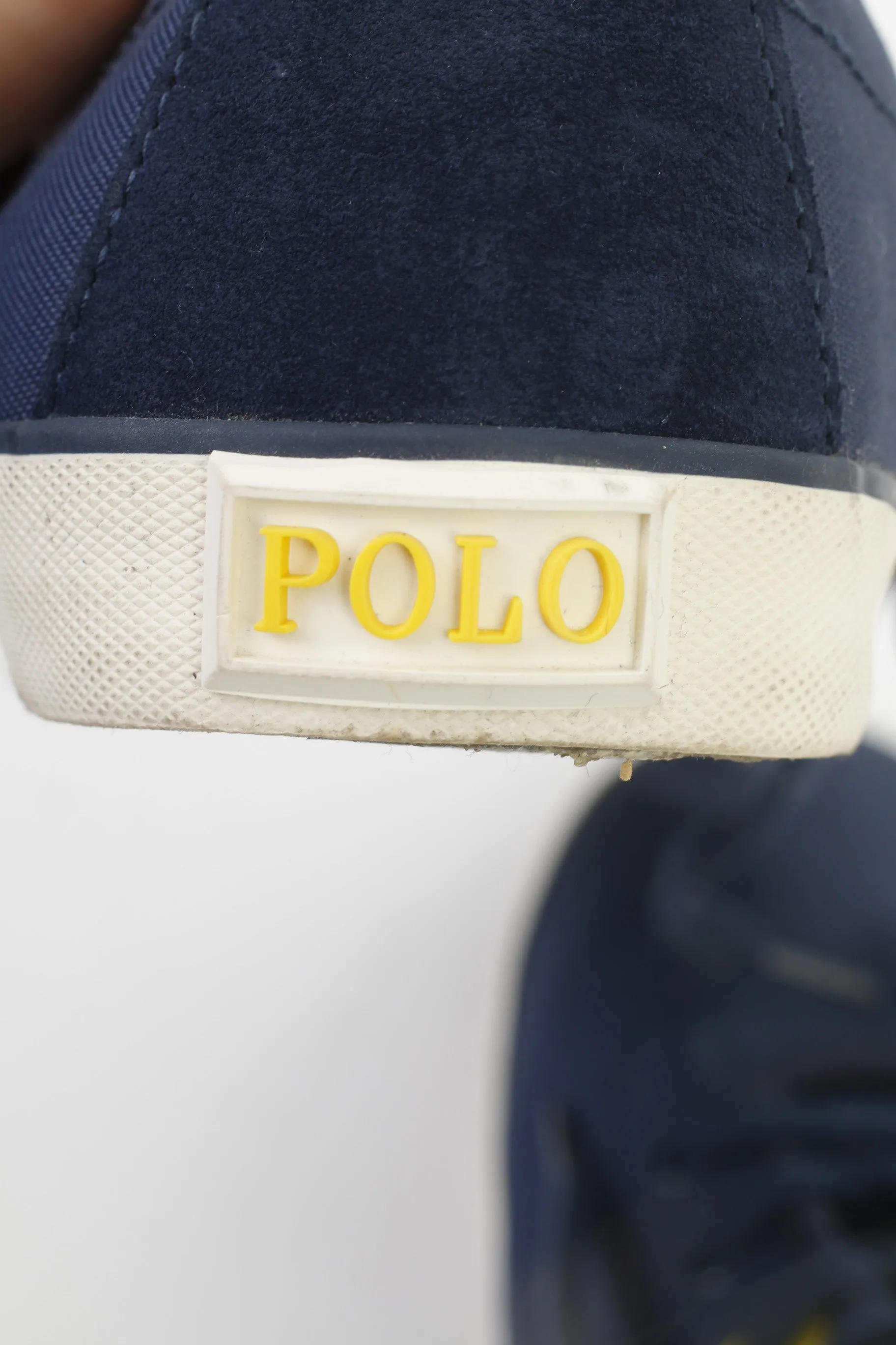 NEW Polo Ralph Lauren Men 12 45 Shoes Navy Training Laces  Sneakers