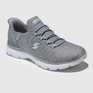 New - S Sport By Skechers Women's Syrka Step-Ins Sneakers - Gray 6.5