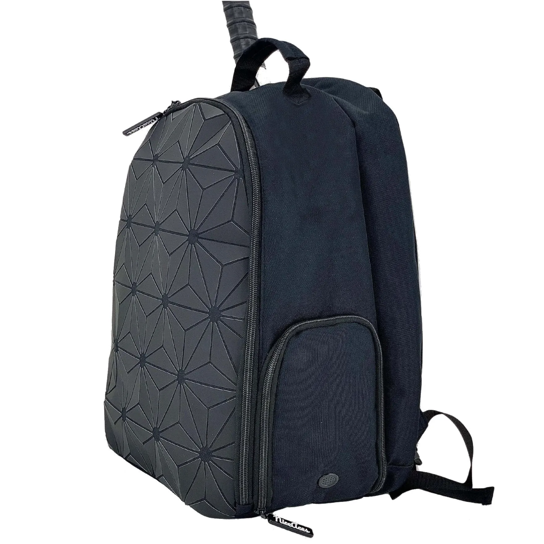 NiceAces Geo Black Tennis Backpack