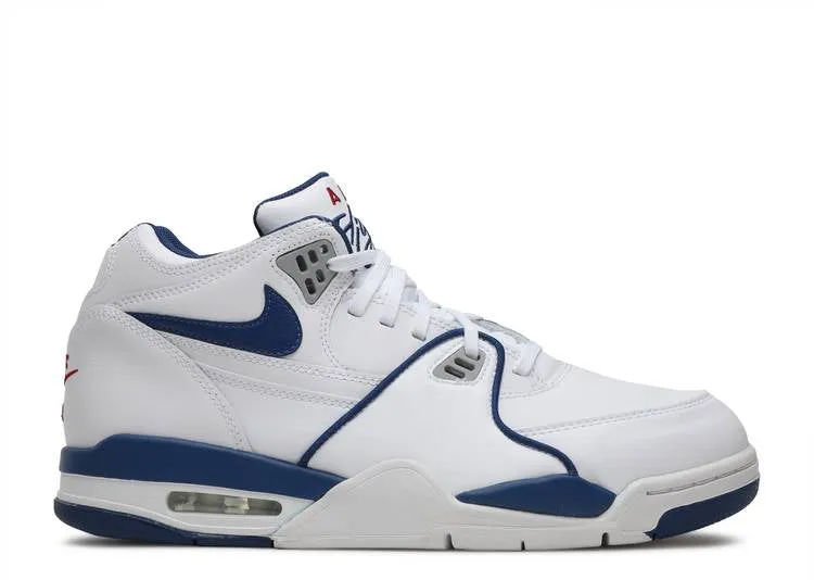 Nike AIR FLIGHT 89 'DARK ROYAL BLUE' sneakers, white