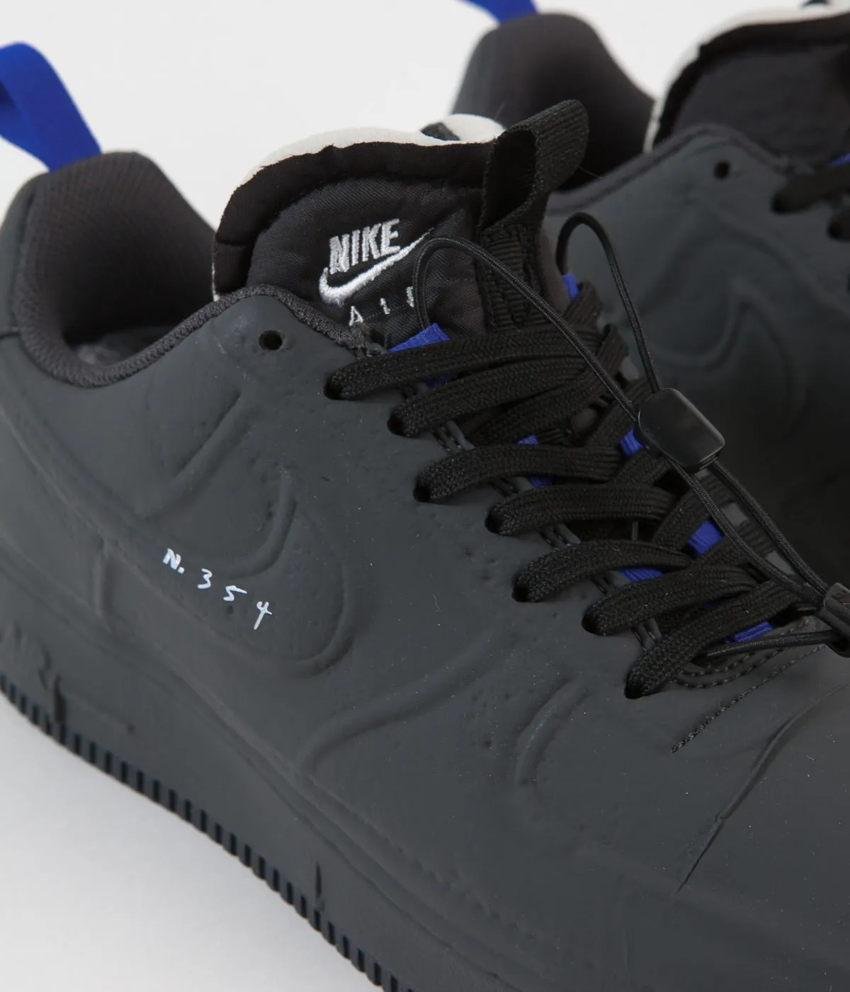 Nike Air Force 1 Experimental Shoes - Black / Anthracite - Chile Red - Hyper Royal