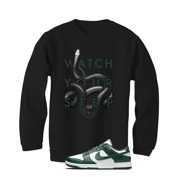 Nike Dunk Low Michigan State Black T-Shirt (Watch Your Step)