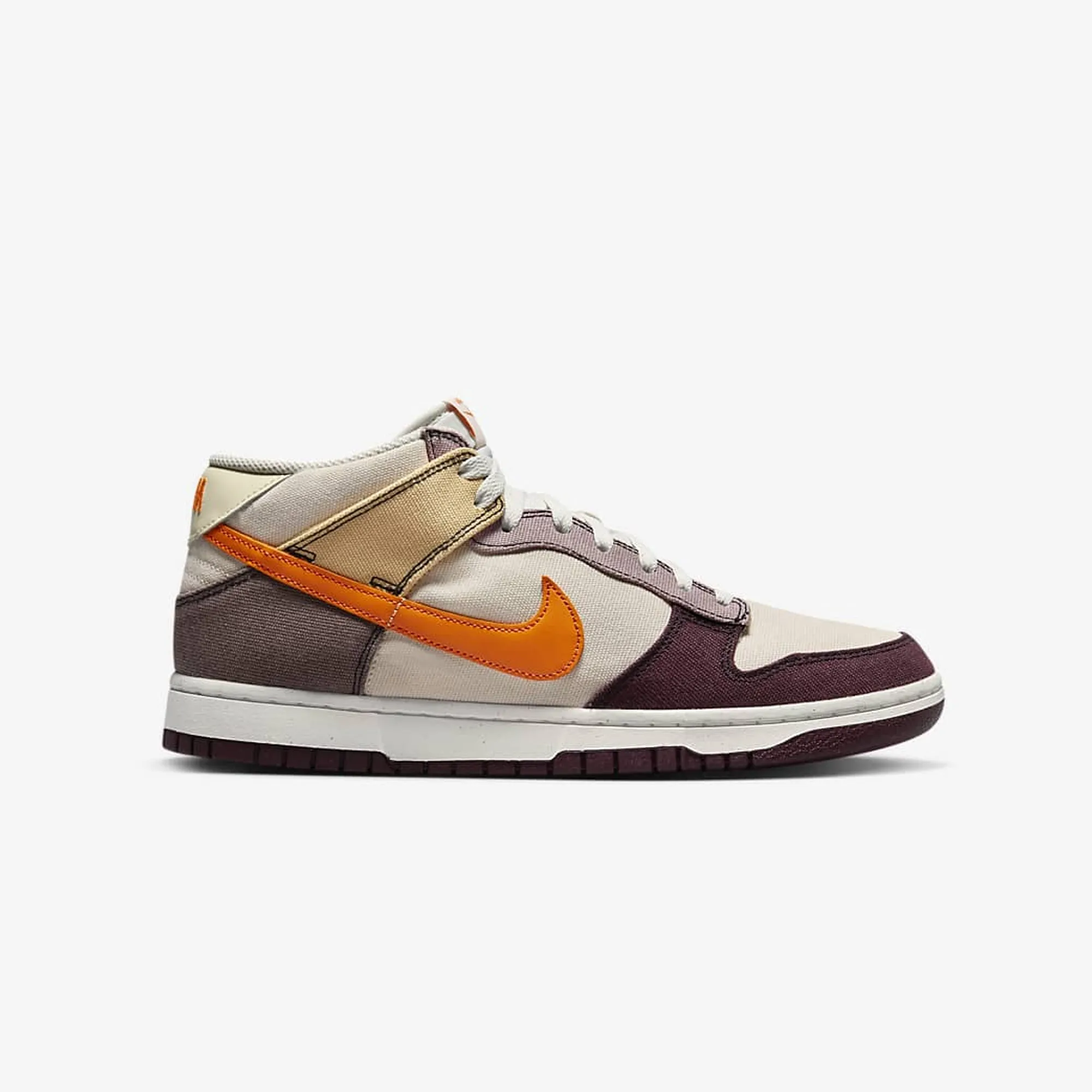 Nike | DUNK MID  { COCONUT MILK/VIVID ORANGE-CELESTIAL GOLD