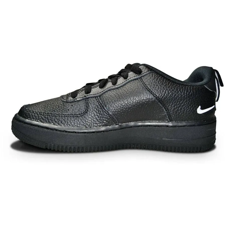 Nike Kid's Air Force 1 LV8 Utility Shoes - Black / White