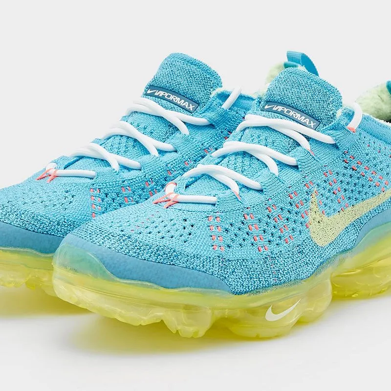 Nike Men's Air Vapormax 2023 Flyknit Shoes - Baltic Blue / Citron Tint / Green Abyss