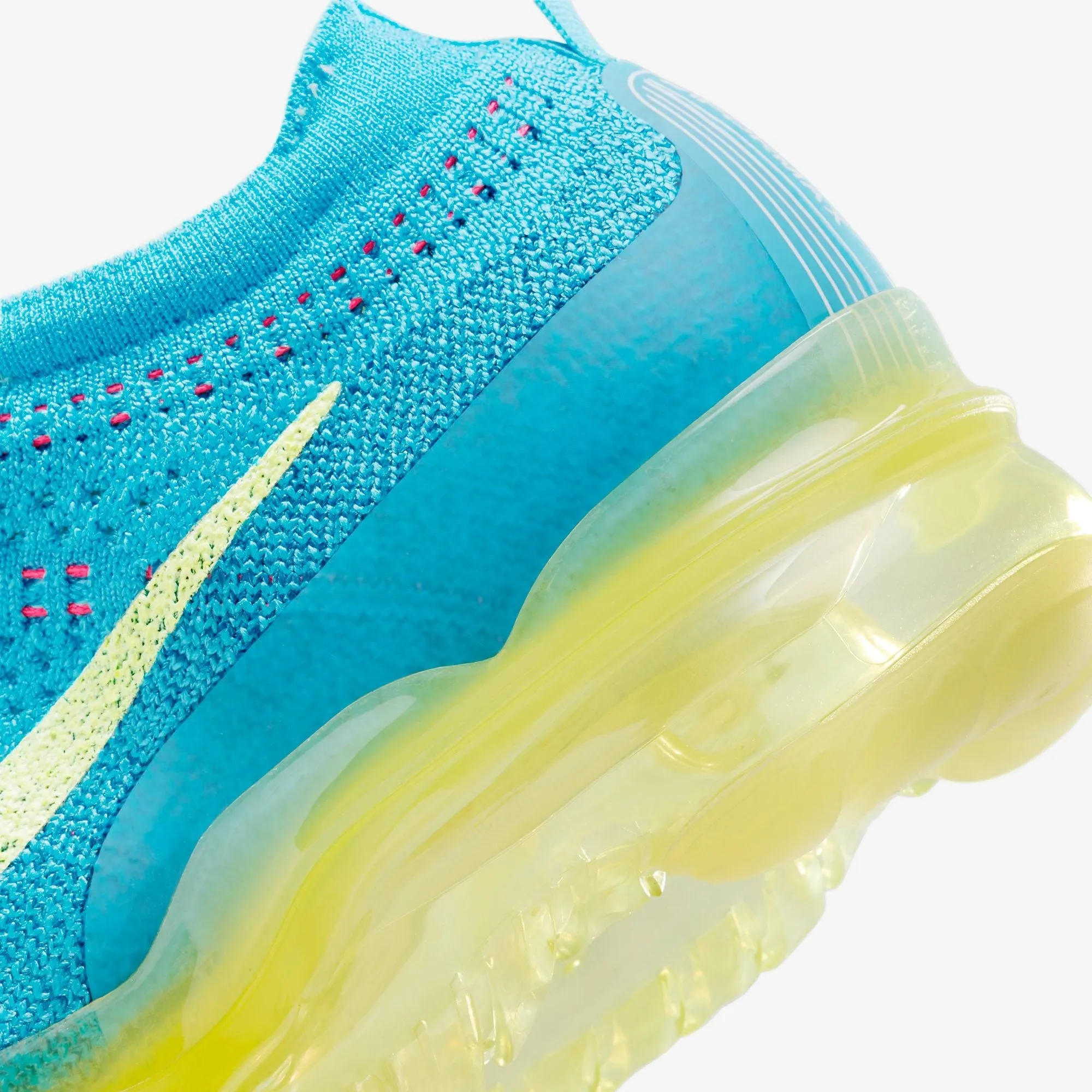 Nike Men's Air Vapormax 2023 Flyknit Shoes - Baltic Blue / Citron Tint / Green Abyss