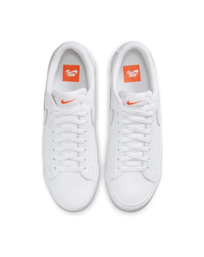 Nike SB Blazer Low Pro GT ISO - White / White / White