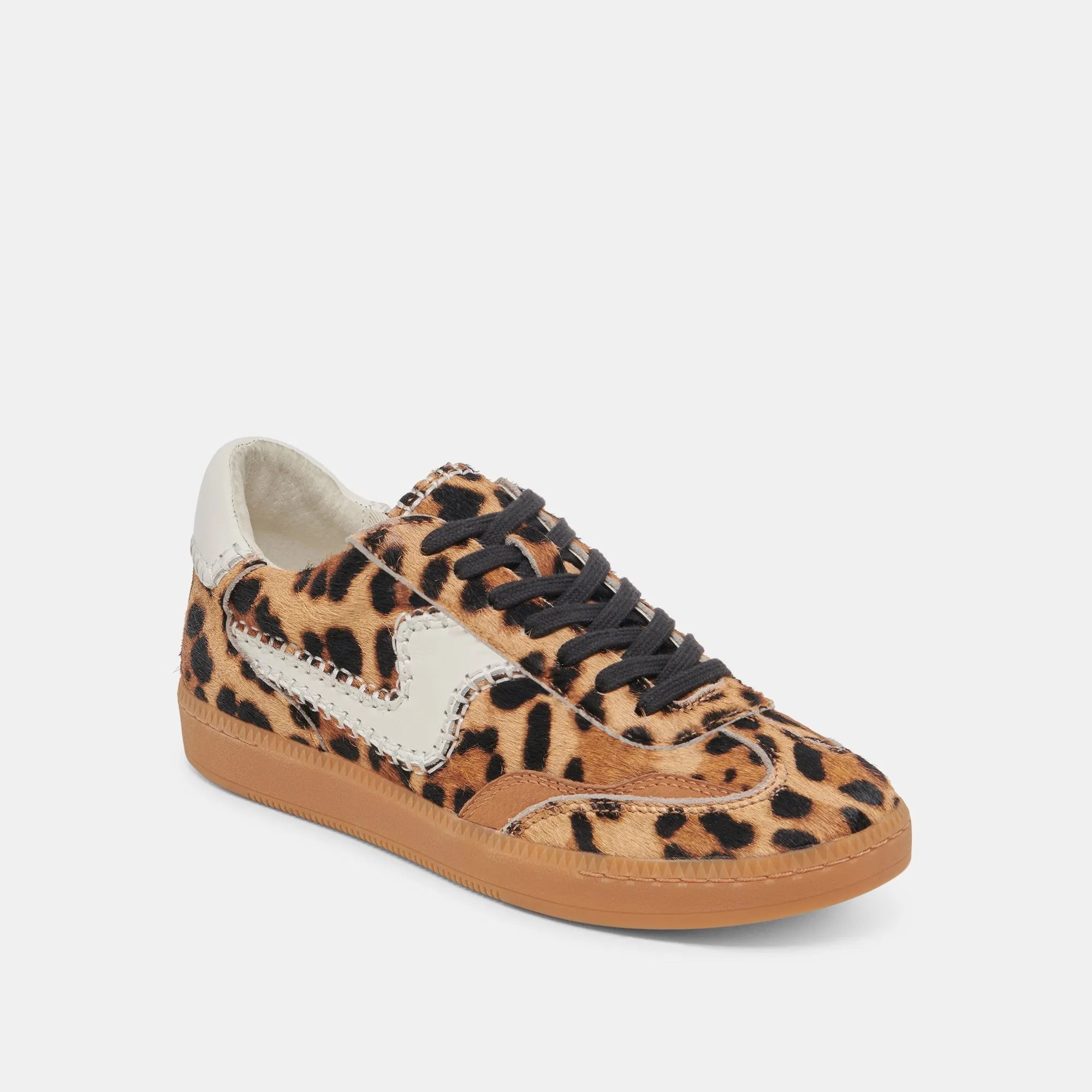 NOTICE STITCH SNEAKERS DK LEOPARD CALF HAIR