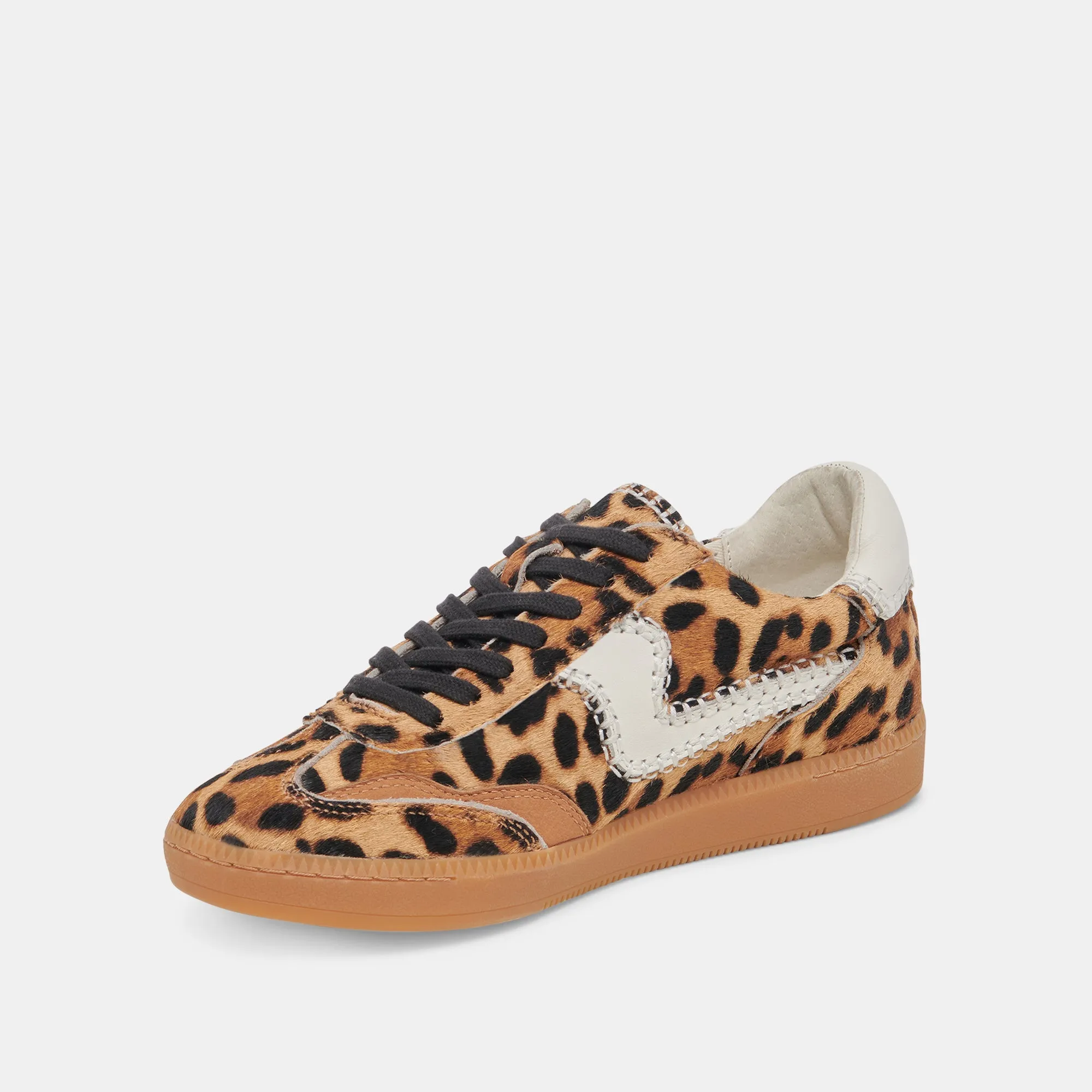 NOTICE STITCH SNEAKERS DK LEOPARD CALF HAIR