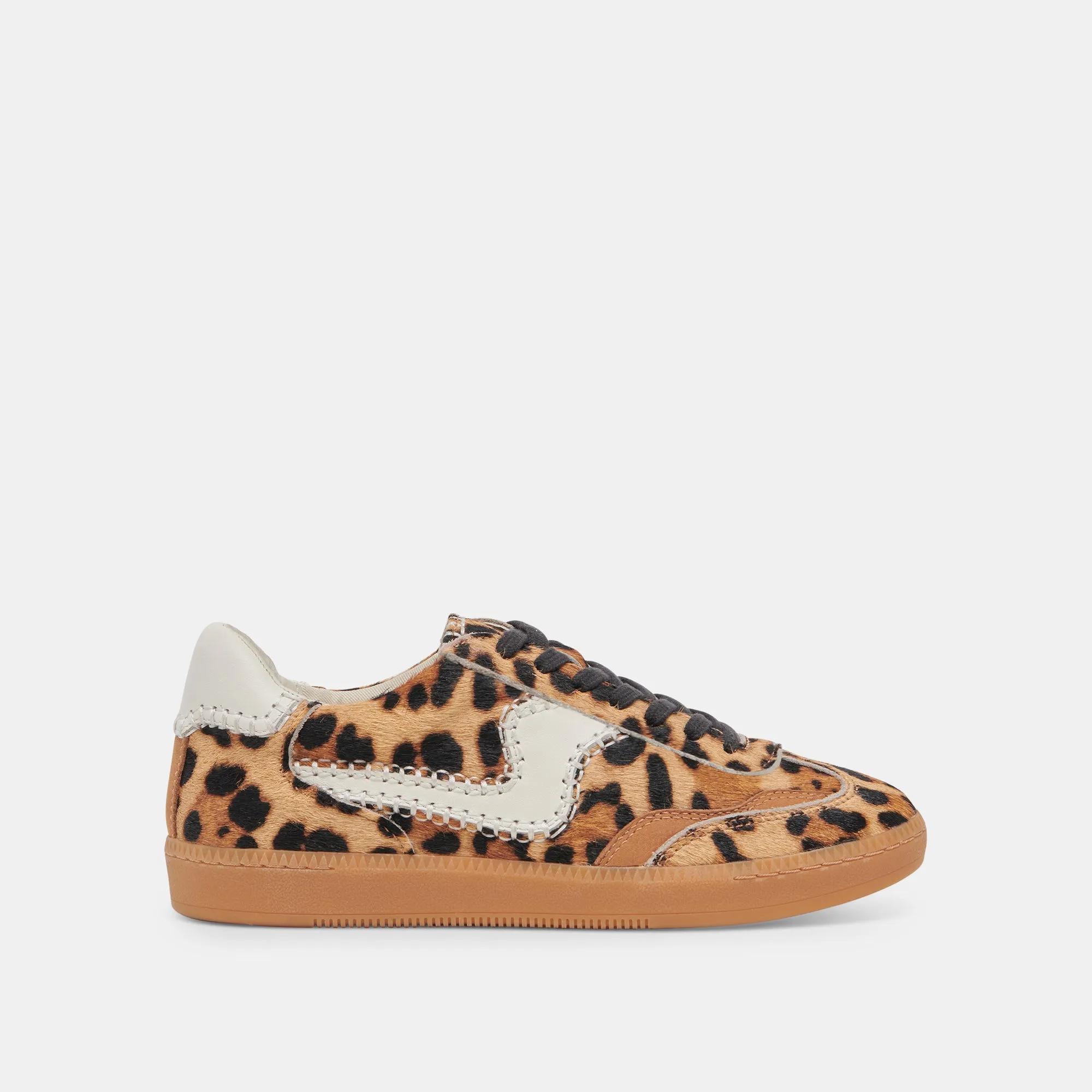 NOTICE STITCH SNEAKERS DK LEOPARD CALF HAIR