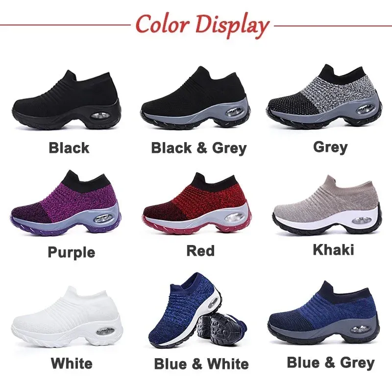 OB Women Fashion Comfort Mesh Casual Sneakers