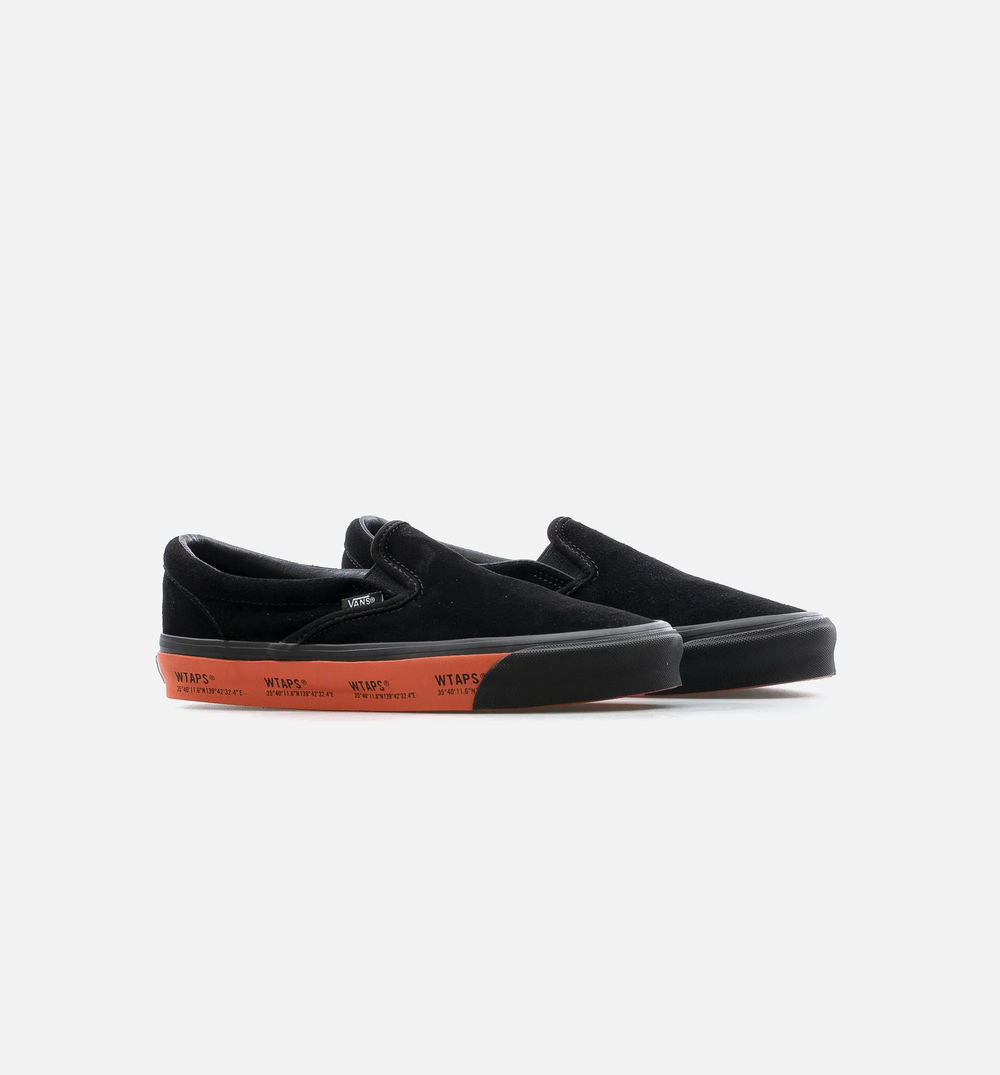 OG Classic Slip On WTAPS Mens Skate Shoe - Black/Orange