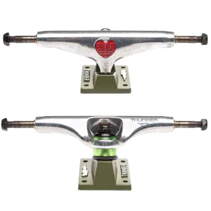 OG Grenade Team Hollow Truck Polished/Green 149 Skateboard Trucks