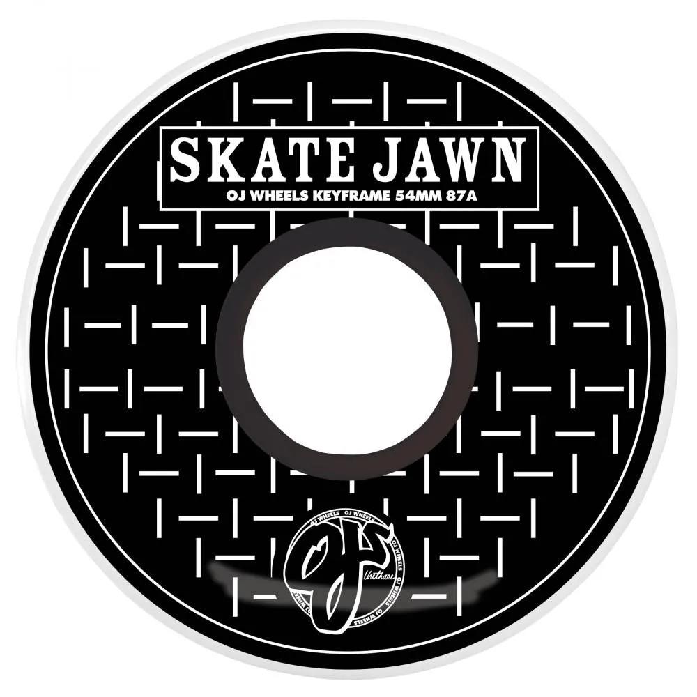 OJ Soft Wheels - Skate Jawn Keyframe 87a 54mm - White