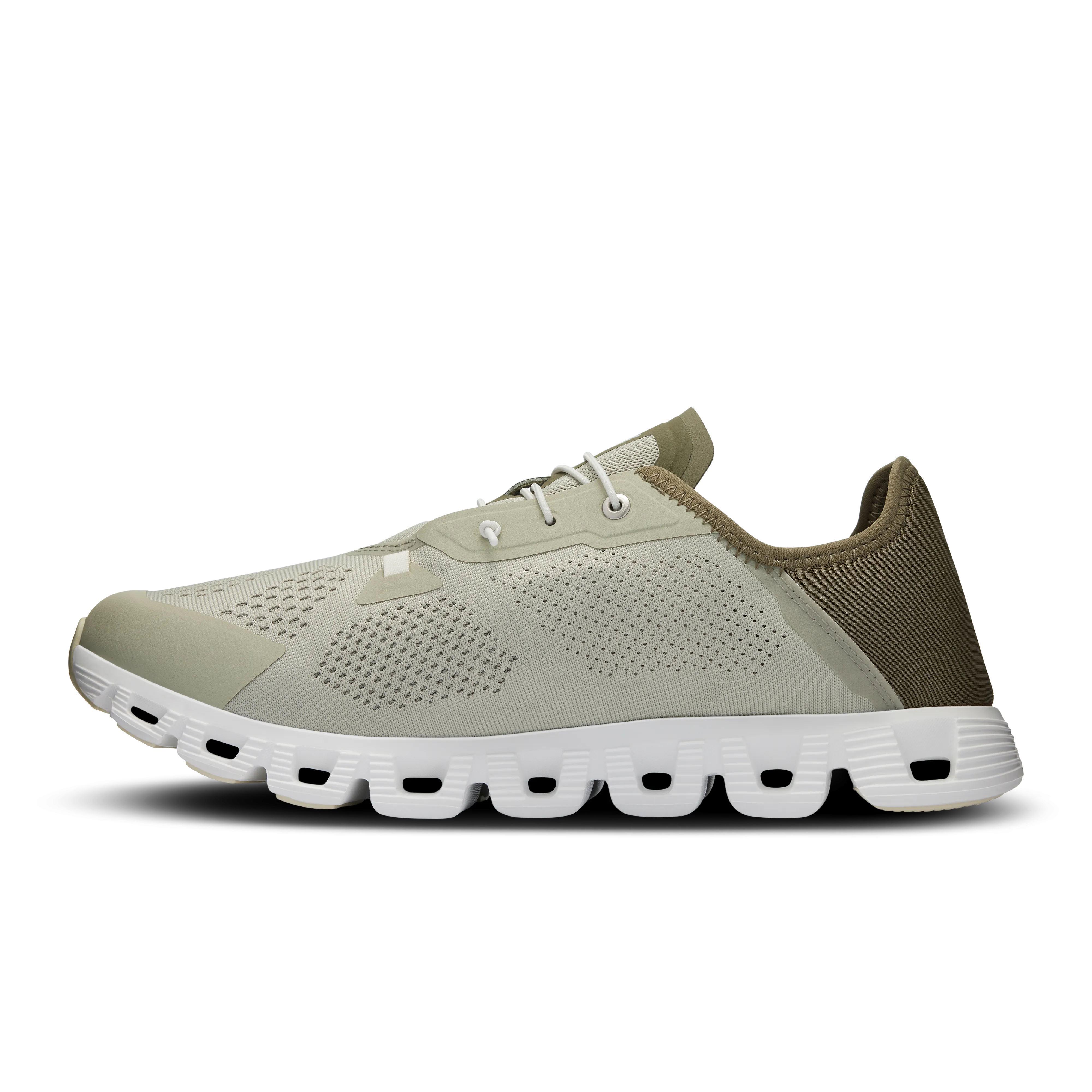 On Running Men's Cloud 5 Coast Shoes - Chalk / Olive