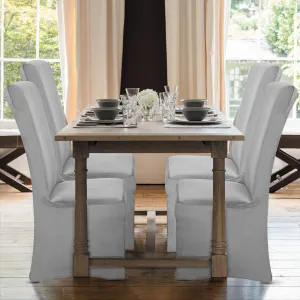 Osunnus Velvet Stretch Dining Chair Covers Set of 4