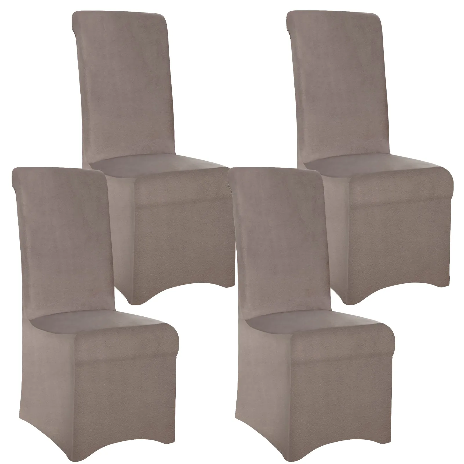 Osunnus Velvet Stretch Dining Chair Covers Set of 4