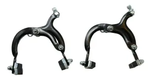 Pair Of Vintage 70's,80's Racer Sports Bike 890 Brake Calipers Nos Black Finish