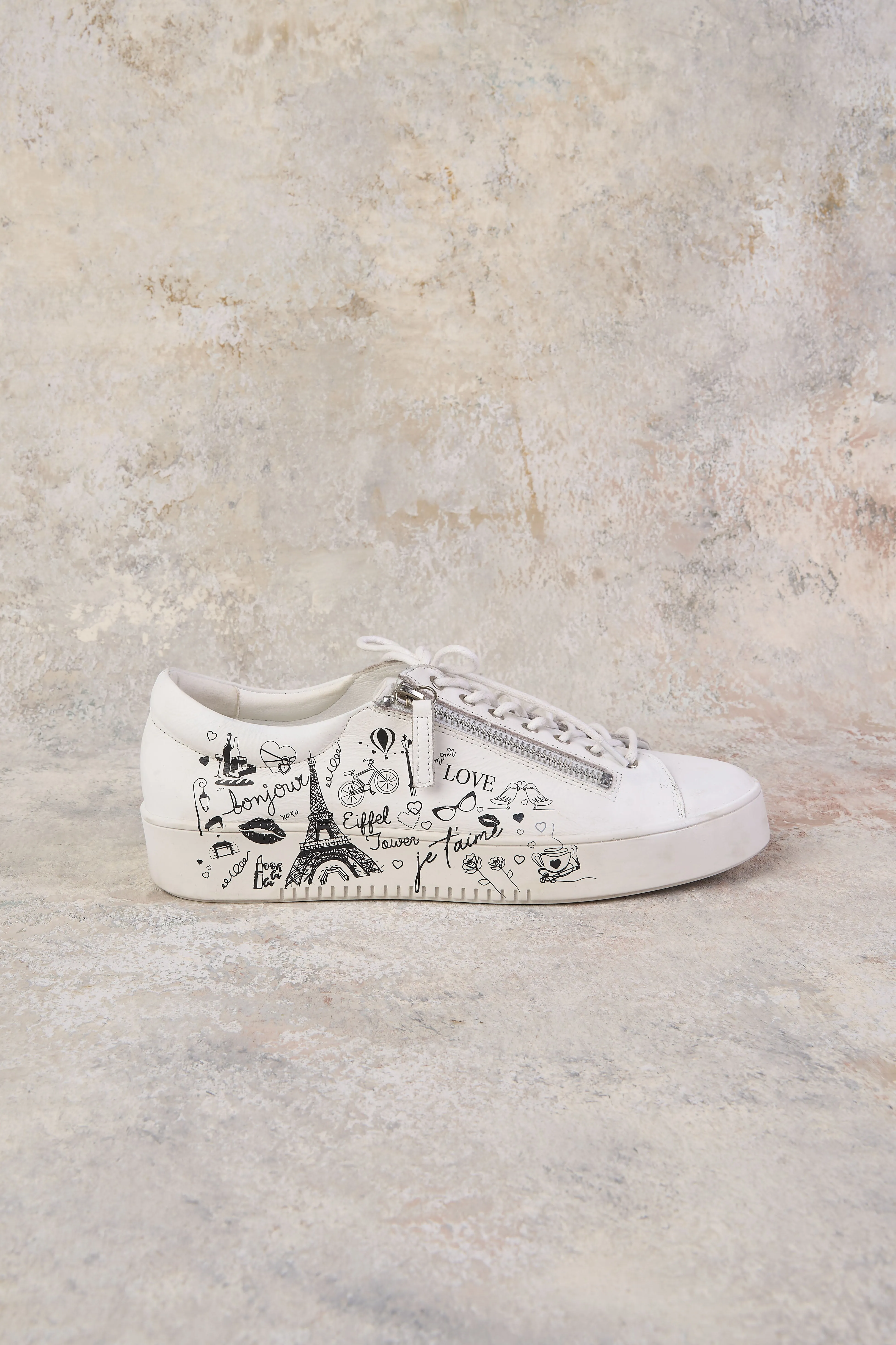 Paris Print Sneaker