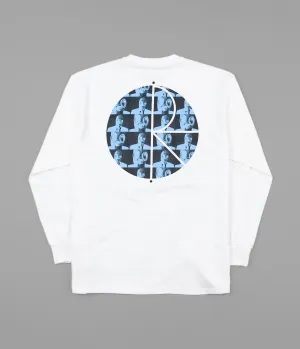 Polar Klez Fill Logo Long Sleeve T-Shirt - White