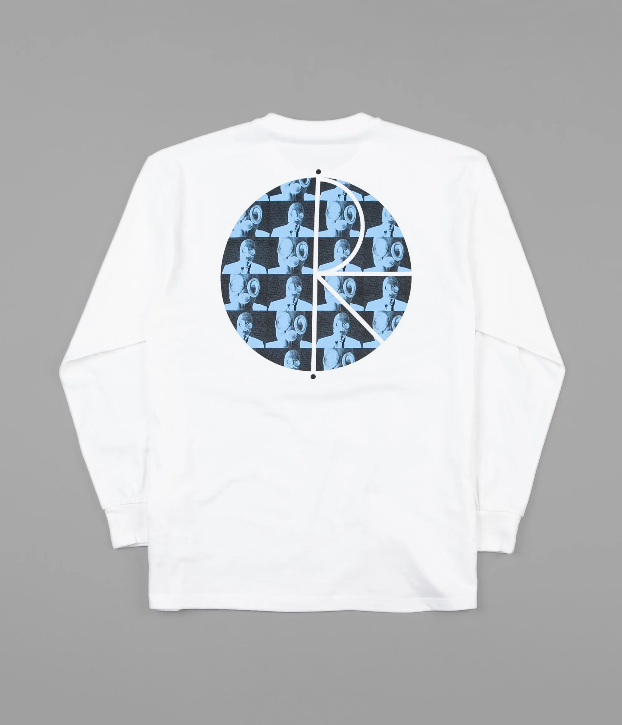 Polar Klez Fill Logo Long Sleeve T-Shirt - White