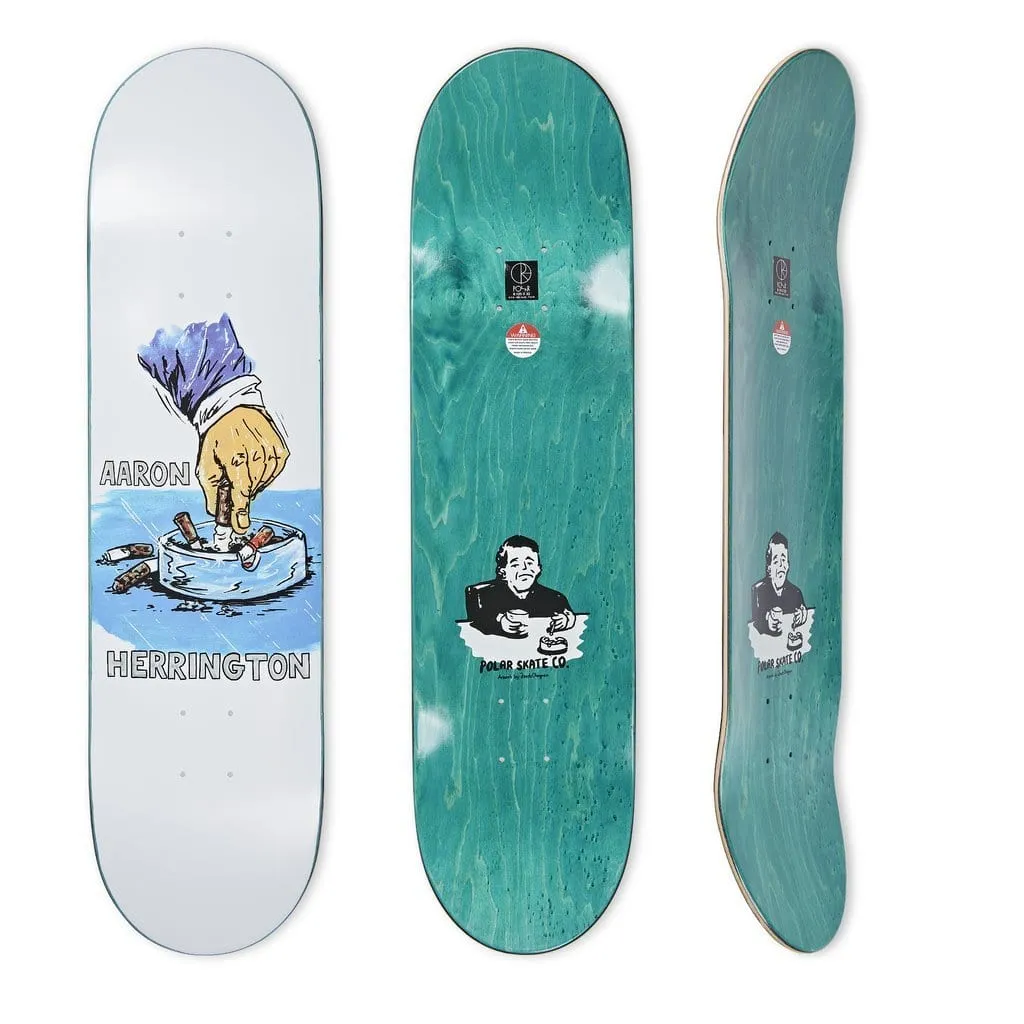 Polar Skate Co. Aaron Herrington 'Chain Smoker' Skateboard Deck 8.125"