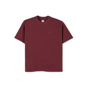 Polar Skate Co Shin T-Shirt - Wine