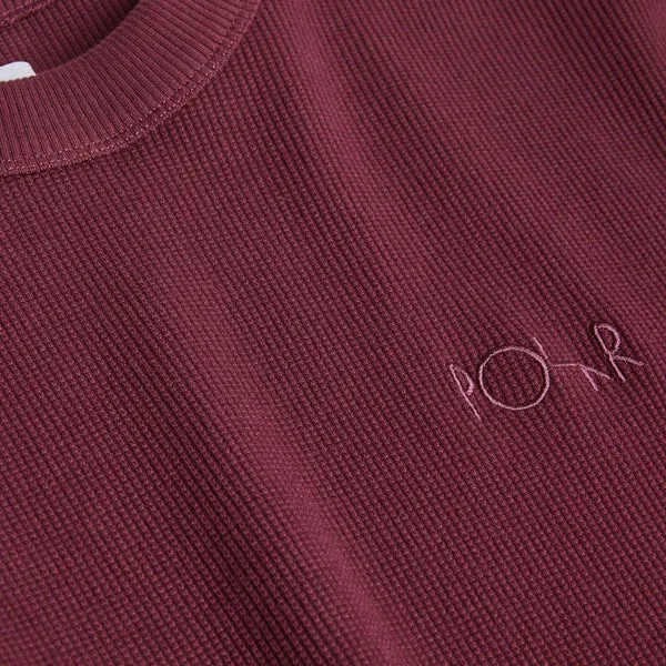 Polar Skate Co Shin T-Shirt - Wine