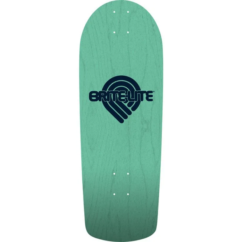 Powell Peralta 10" x 28.25" OG Snub Ray Rodriguez Skull & Sword Reissue Teal Stain Skateboard Deck