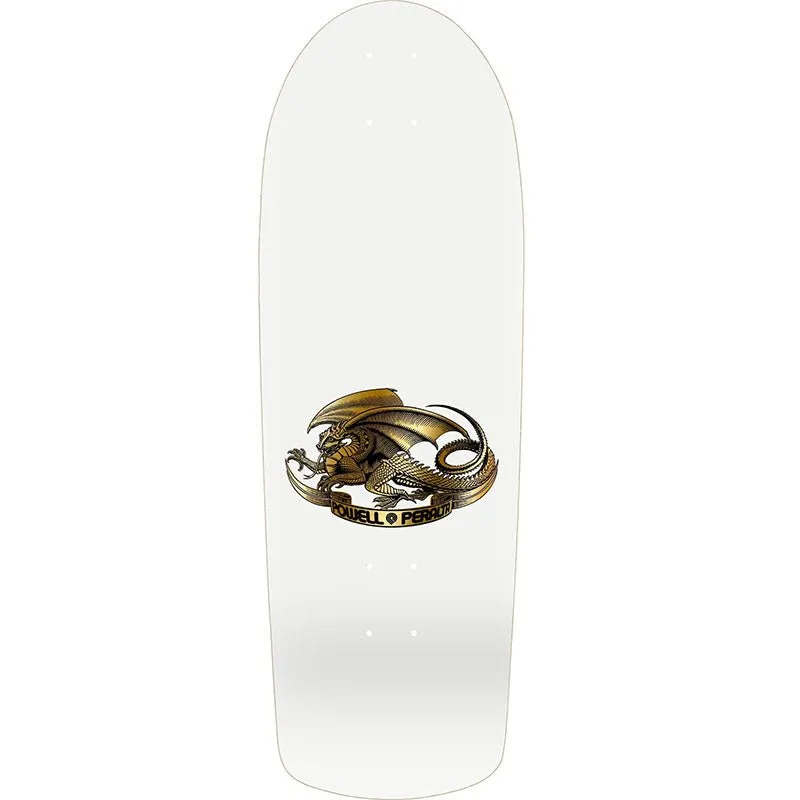 Powell Peralta 10" x 30.125" Mike McGill 40th Anniversary McTwist White/Gold Foil Reissue Skateboard Deck