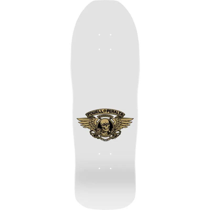 Powell Peralta 10" x 30.25" Mike Vallely Bug Reissue White Skateboard Deck