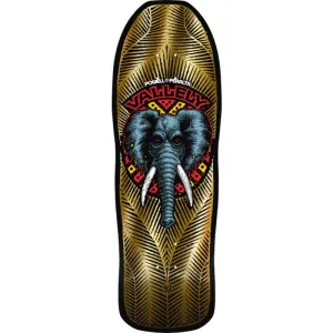 Powell Peralta 10" x 30" Mike Vallely Elephant Reissue Gold Foil Skateboard Deck