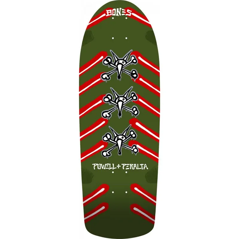 Powell Peralta 10" x 30" OG Rat Bones Olive Green Skateboard Deck