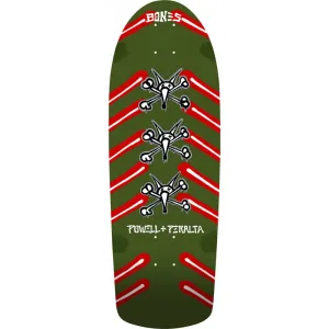 Powell Peralta 10" x 30" OG Rat Bones Olive Green Skateboard Deck