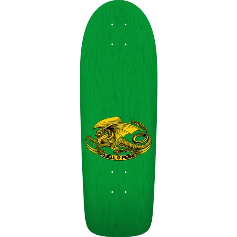 Powell Peralta 10" x 30" OG Ray Rodriguez Skull & Sword Reissue Green Stain Skateboard Deck