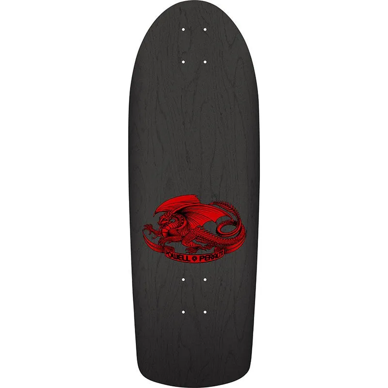 Powell Peralta 10" x 30" OG Ripper Checker Reissue Silver/Black Stain Skateboard Deck