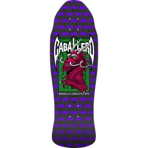 Powell Peralta 9.625" x 29.75" Steve Caballero Street Reissue Black Stain Skateboard Deck