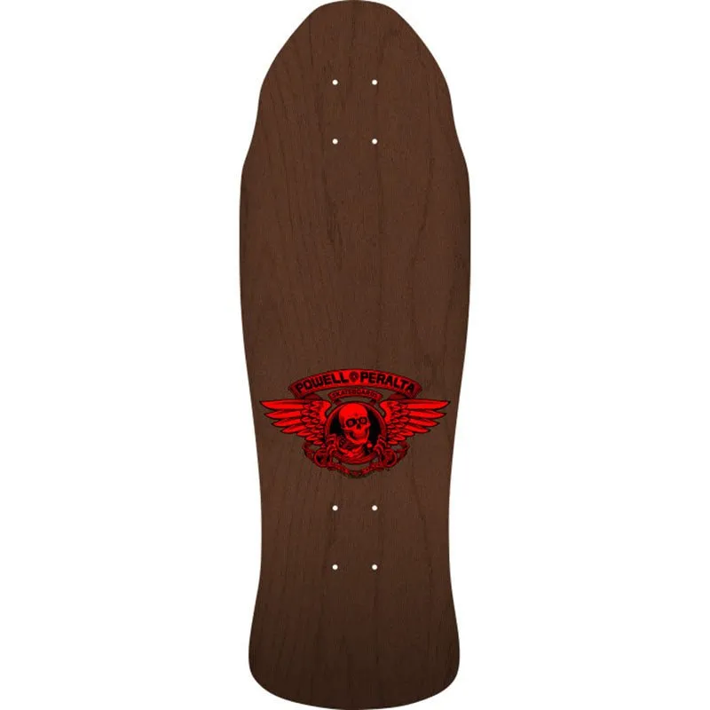 Powell Peralta 9.625" x 29.75" Steve Caballero Street Reissue  Red/Brown Skateboard Deck