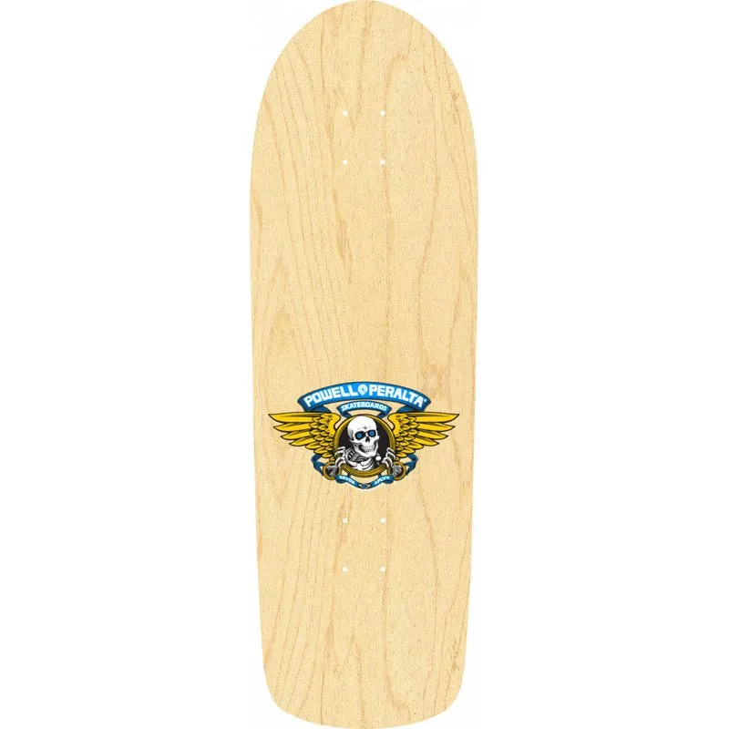 Powell Peralta 9.89" x 31.32" Old School Ripper Nat/Blue Skateboard Deck