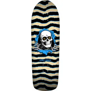 Powell Peralta 9.89" x 31.32" Old School Ripper Nat/Blue Skateboard Deck