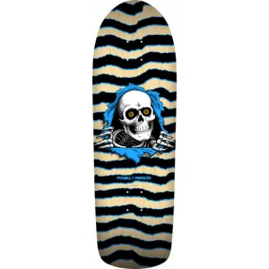 Powell Peralta Old School Ripper Skateboard Deck Nat/Blue- 9.89”