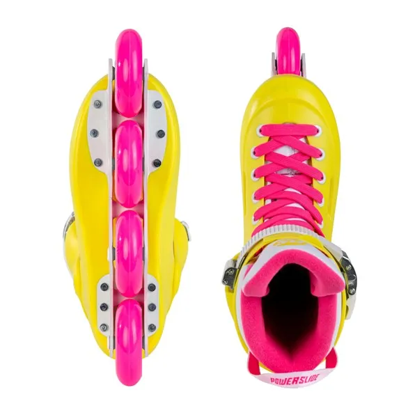 Powerslide Zoom Neon Yellow 80 Inline Skates