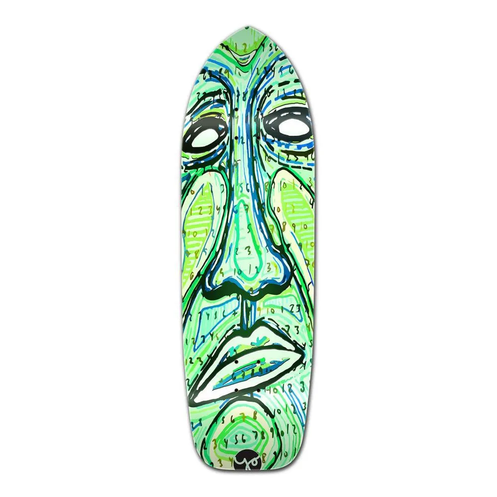 Punked Old School Longboard Deck - Countdown