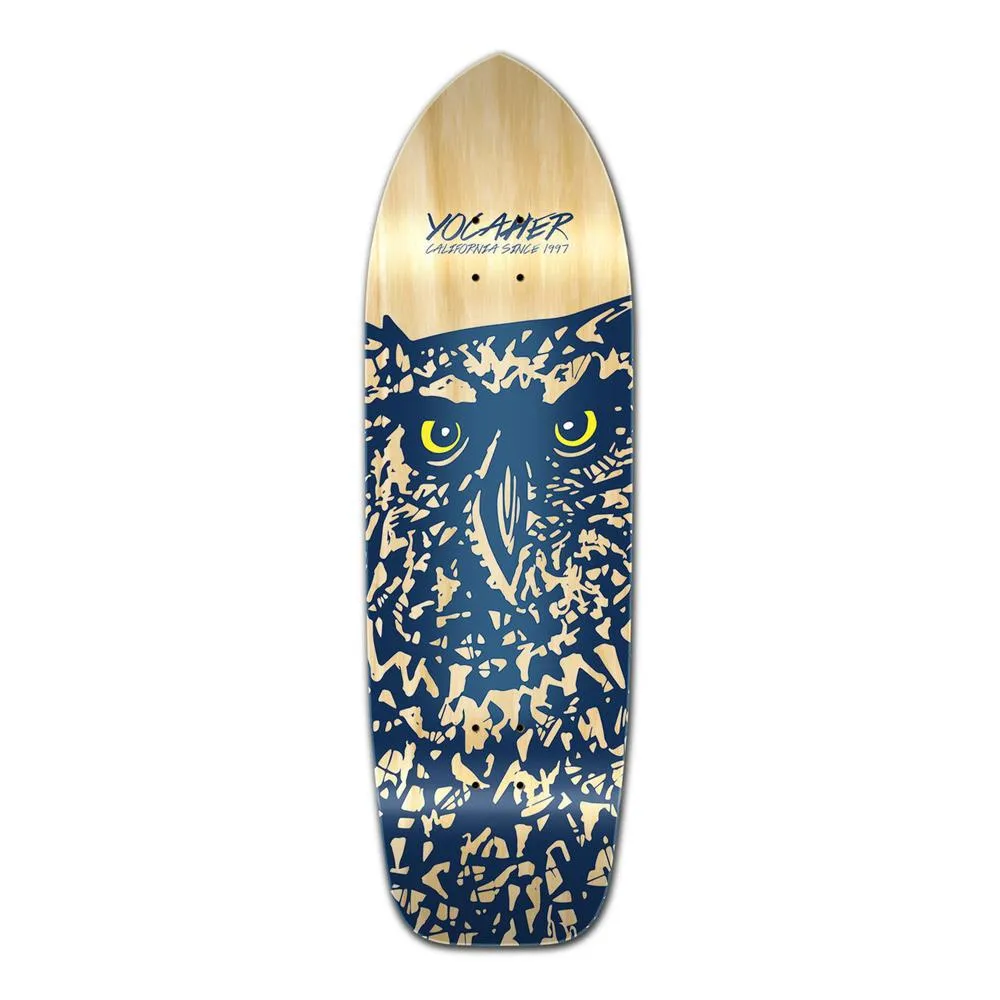 Punked Old School Longboard Deck - Spirit Animal Series - Owl