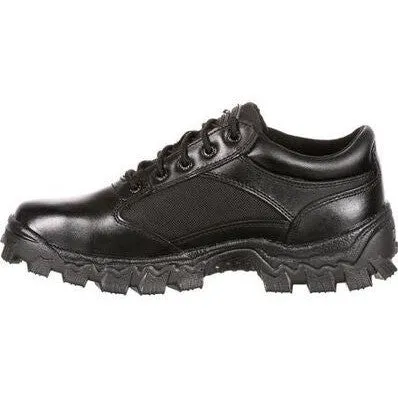 Rocky Men's Alpha Force 4" Soft Toe Oxford Work Shoe -Black- FQ0002168