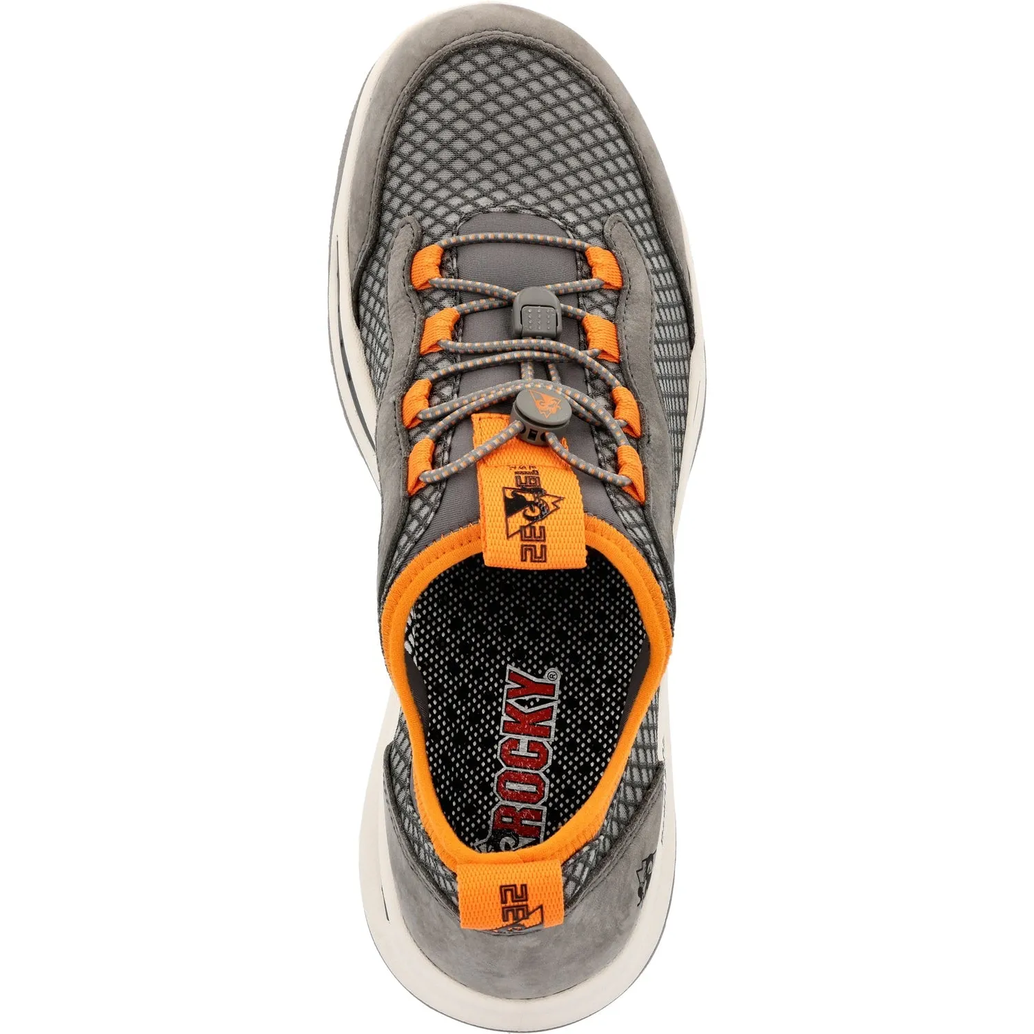 Rocky Mens Nowake Outdoor Grey/Orange Mesh Hiking Shoes